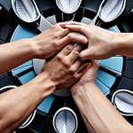 Image Prompt 1: The Synergy of Human Collaboration**